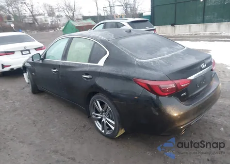 2019 Infiniti Q50 3.0T Signature Edition z USA, uszkodzony, nr VIN JN1EV7ARXKM591112